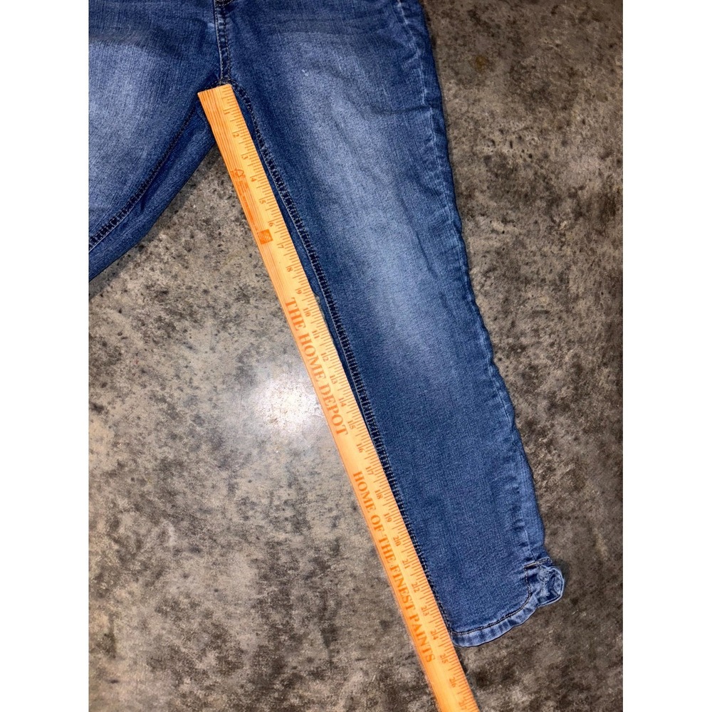 D. Jeans Skinny Womens 8 Blue Denim Stretch Mid Rise Medium Wash Slim Fit Casual - Picture 10 of 14